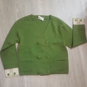 Vintage Puccini wool green sweater